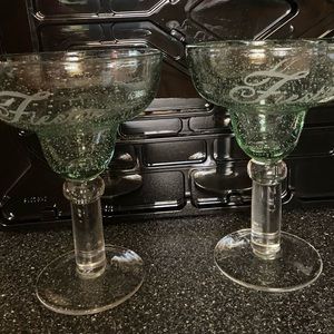 Pair of Margarita glasses